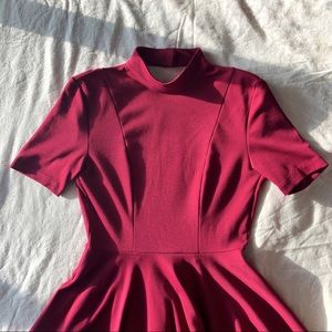Burgundy Nasty Gal dress